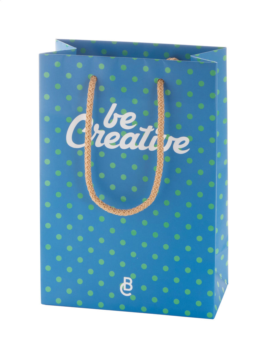 Bolsa de Compras Personalizada de Papel Pequeña - Laudio