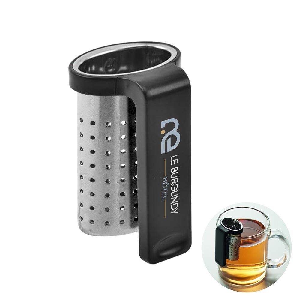 Infusor de Té con Gancho - Lumpiaque impreso con logotipo