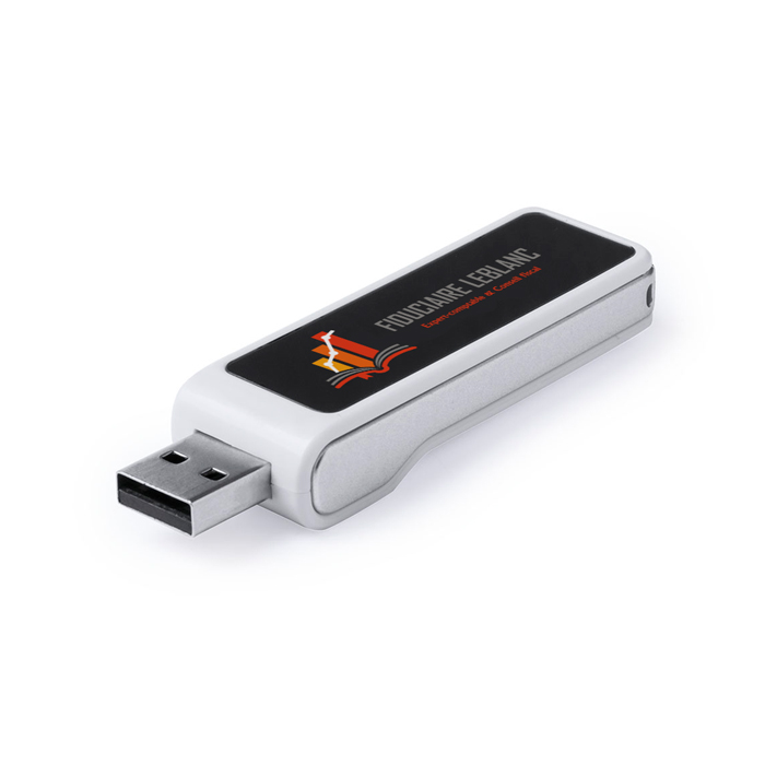 Memoria USB retráctil con LED - La Puerta de Segura