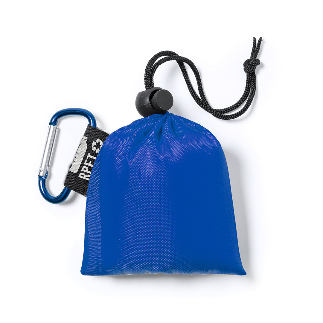 Poncho para adultos LDPE con bolsa de plástico reciclado - Capdesaso