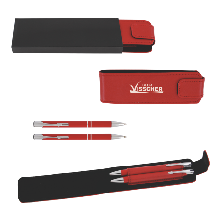 Set de Plumas de Imitación de Cuero ARUBA - O Pino