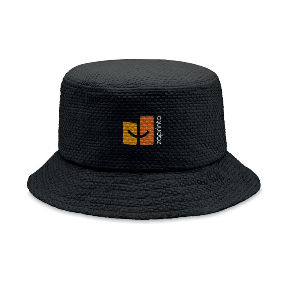 Sombrero de cubo de paja de papel - Almedina