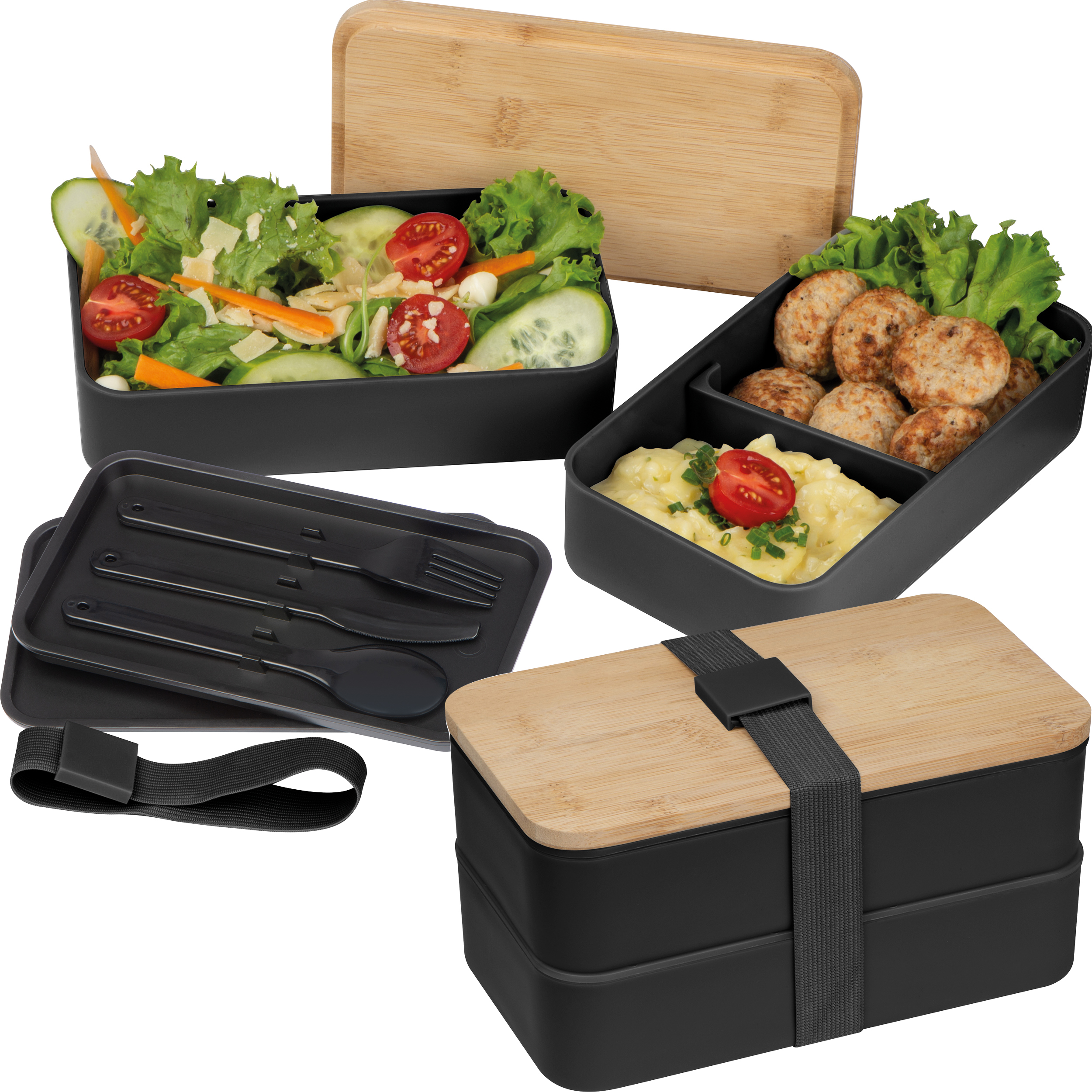 Caja bento de bambú - Pequeño Thornborough - Ugena