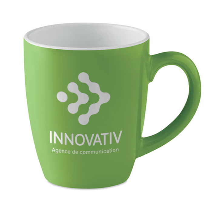 Taza de cerámica coloreada con caja de regalo 290ml- Argavieso