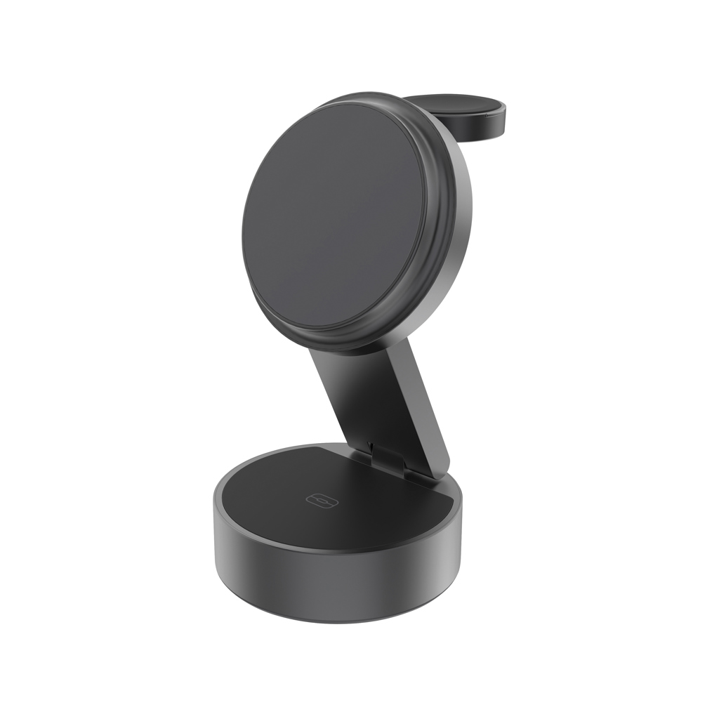 Cargador inalámbrico 3 en 1 ultra rápido Quantum RCS de 25W