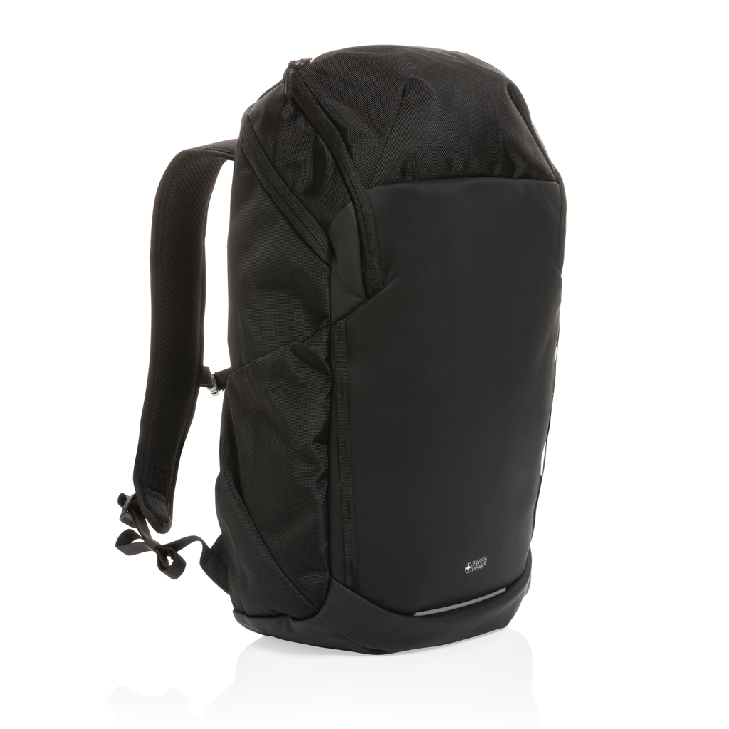Mochila de negocios Swiss Peak AWARE™ RPET de 15.6 pulgadas - Aldeaquemada