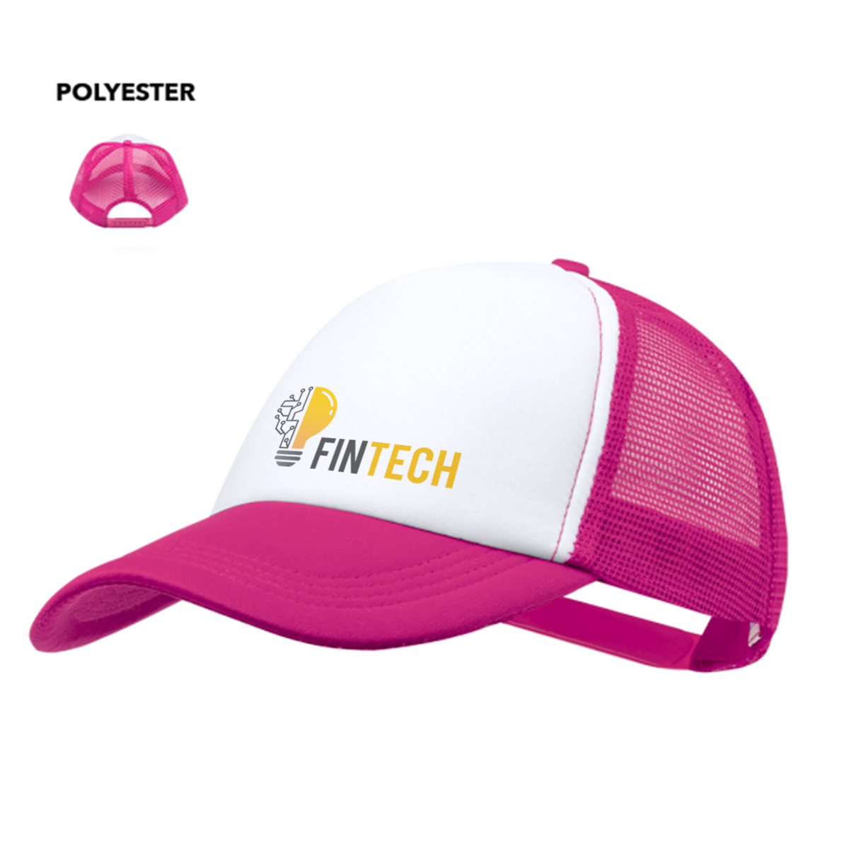 Gorra Trucker de 5 Paneles de Poliéster - Ashby de la Zouch - Aranga