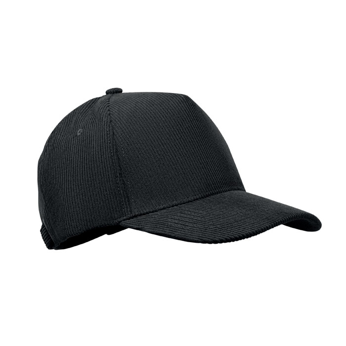 gorra de béisbol de pana de 5 paneles