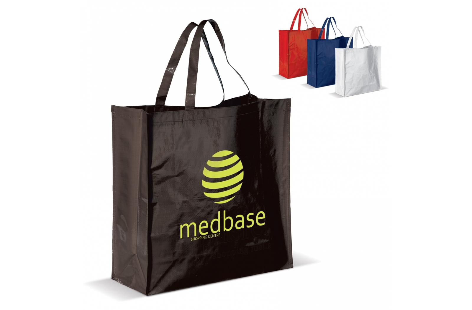 Grande Brillante Bolsa de Compras Tejida - Santa Maria de Besora