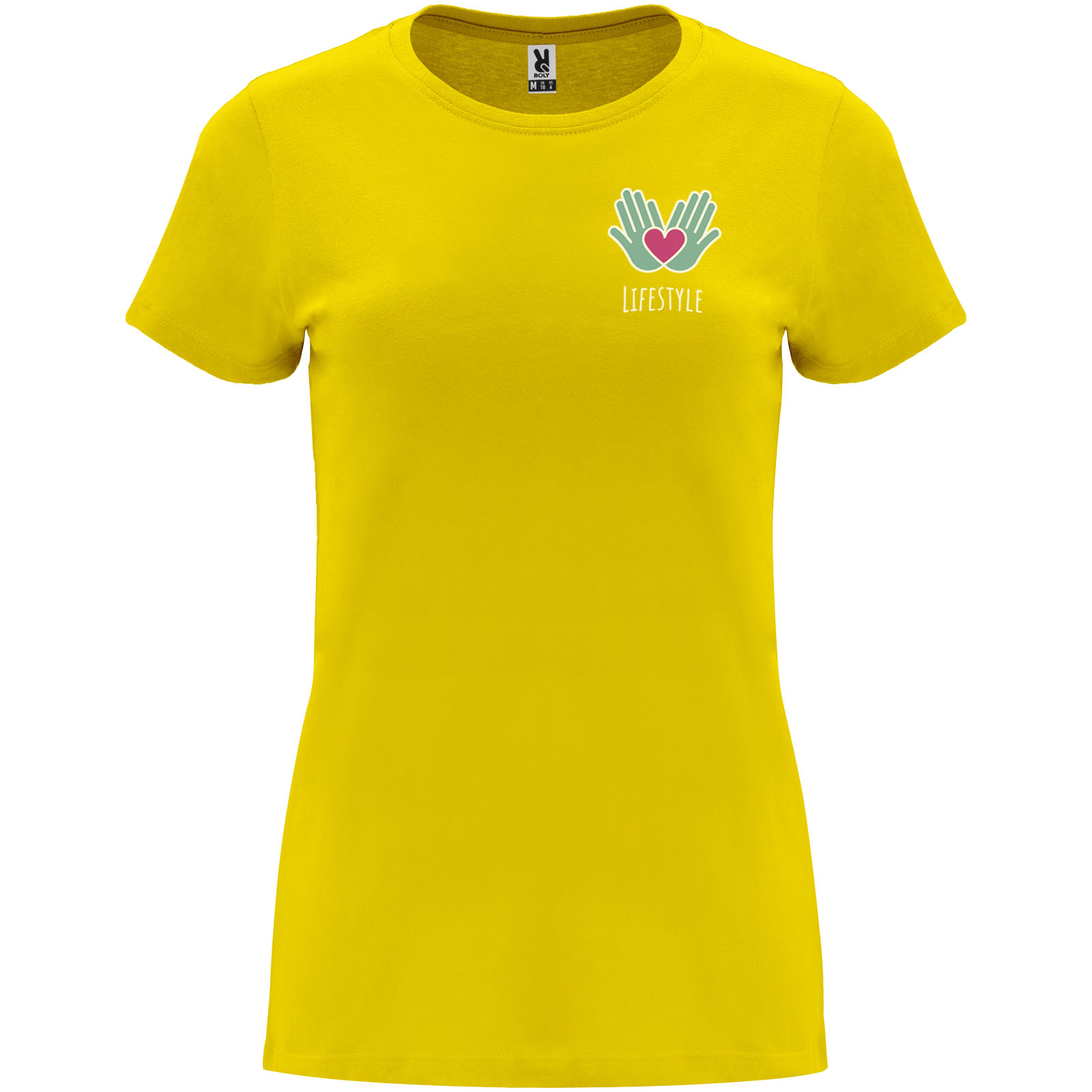 Camiseta Ajustada Capri para Mujer - Bolaños de Calatrava bedrukken met logo