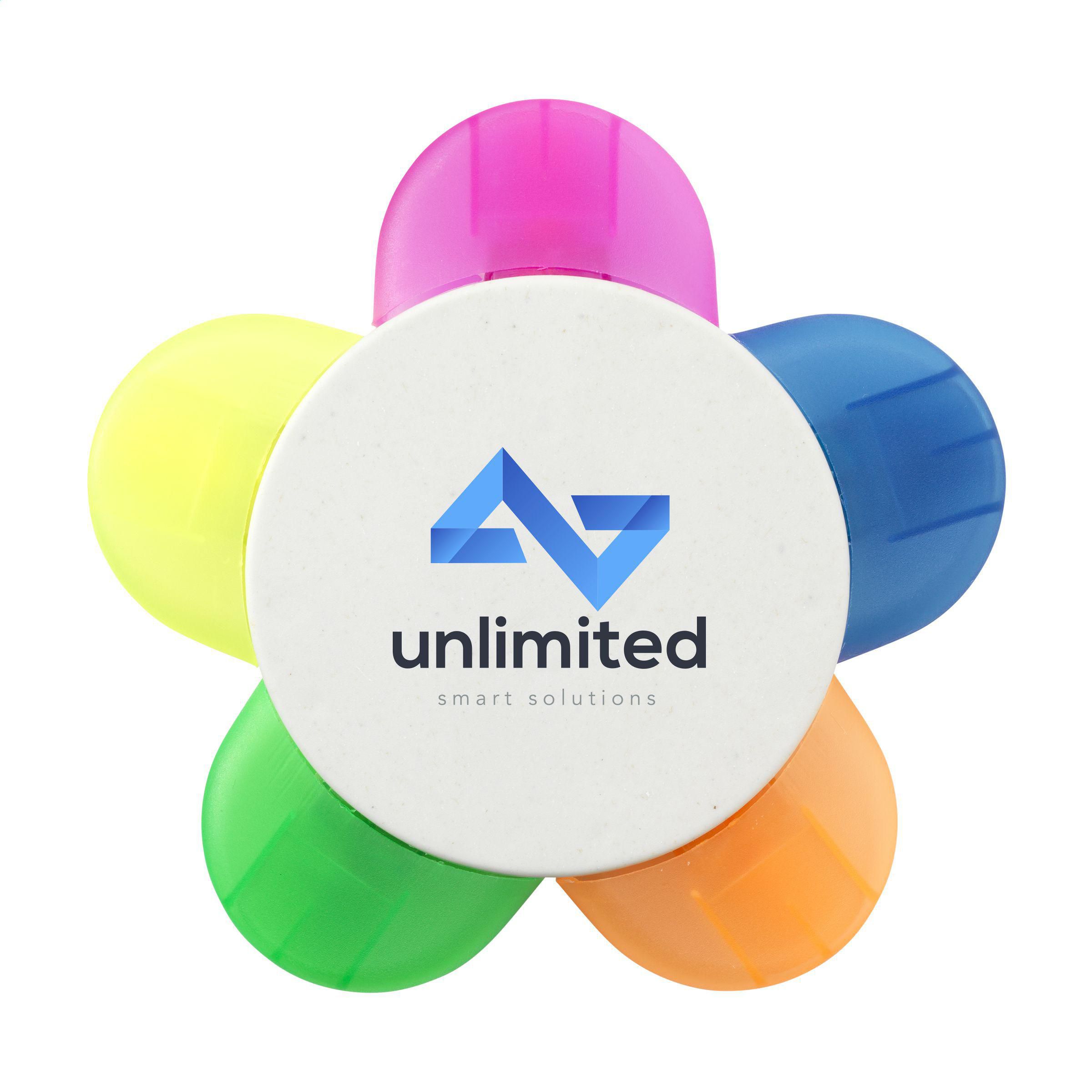 Marcador reciclado Bloom de cartón de leche