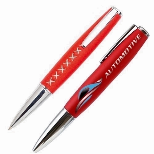 Bolígrafo de Cuero y Metal - Benaoján