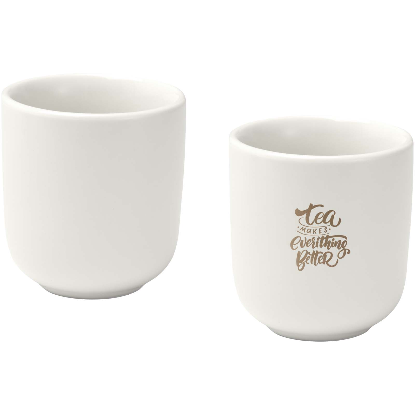 Tazas de espresso de cerámica para hombre de 90 ml, juego de 2